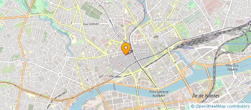 localisation de l'entreprise EDC ETUDES DEVELOPPEMENT CONSEIL à NANTES