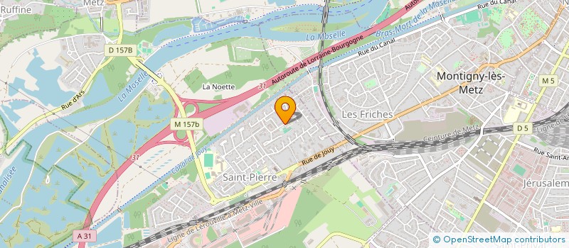 localisation de l'entreprise EDC EXPRESS à MOULINS-LES-METZ