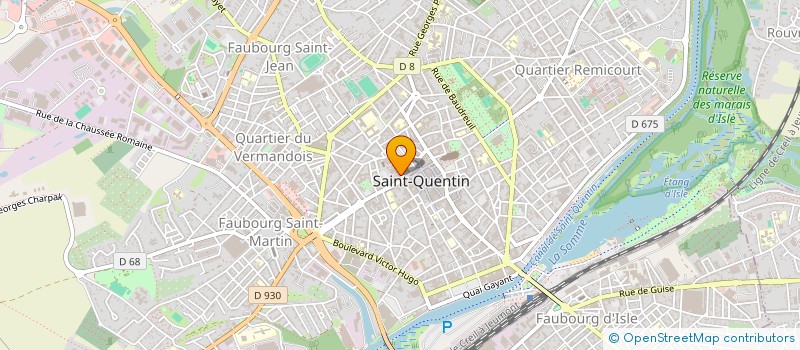 localisation de l'entreprise EDC LABS à SAINT-QUENTIN