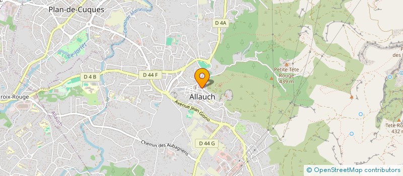 localisation de l'entreprise EDC SEJOURS  ALLAUCH