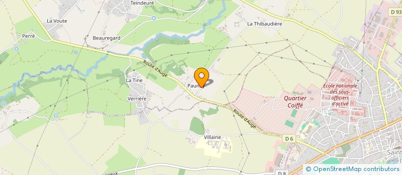 localisation de l'entreprise EDCA MURZEAU  SAIVRES