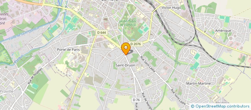 localisation de l'entreprise EDCM SARL  CAMBRAI