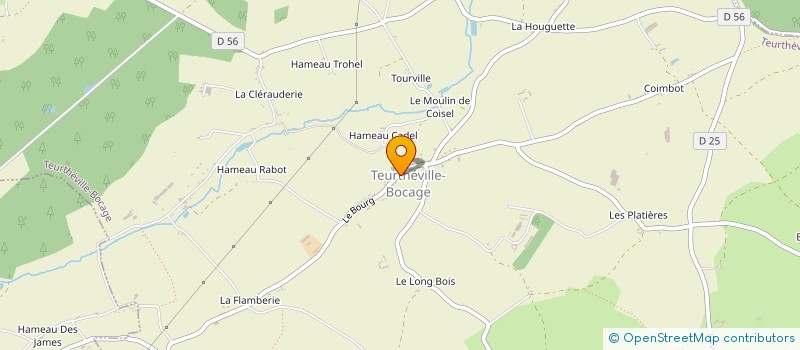 localisation de l'entreprise EDCO  TEURTHEVILLE-BOCAGE