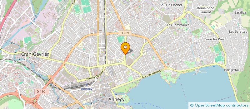 localisation de l'entreprise EDCONSULTING  ANNECY