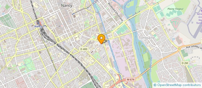 localisation de l'entreprise EDCV à NANCY