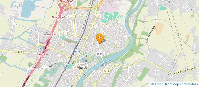 localisation de l'entreprise EDD.LOC  MURET