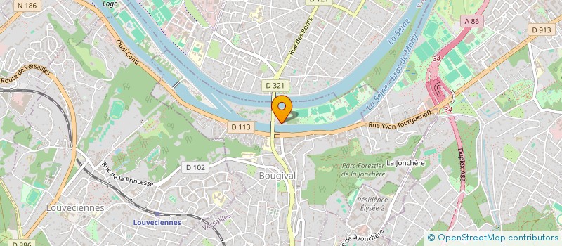 localisation de l'entreprise EDDA  BOUGIVAL