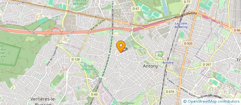localisation de l'entreprise EDDA CONSEIL à ANTONY