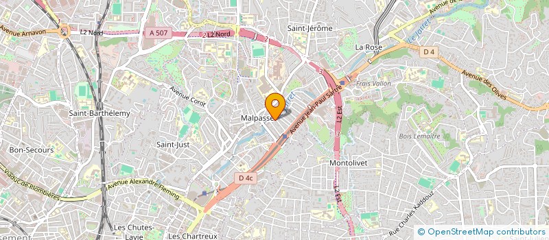 localisation de l'entreprise EDDAHBI IMMO MALPASSE à MARSEILLE