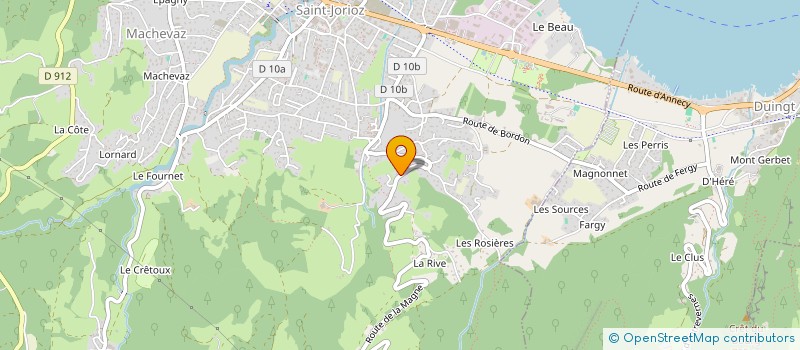 localisation de l'entreprise EDDAN CONSEILS à SAINT-JORIOZ