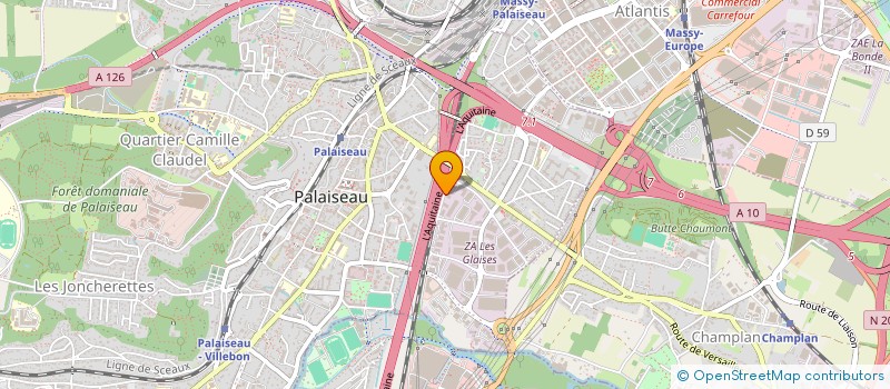 localisation de l'entreprise EDDIA ILE DE FRANCE  PALAISEAU