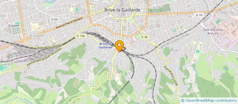 localisation de l'entreprise EDDIBIM INVESTMENT  BRIVE-LA-GAILLARDE
