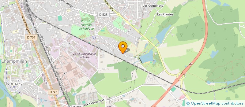 localisation de l'entreprise EDDIE COCHRAN FAN CLUB  YZEURE