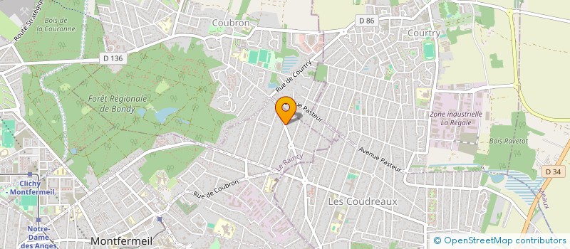 localisation de l'entreprise EDDY AUTOMOBILE  MONTFERMEIL