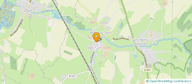 localisation de l'entreprise EDDY BATI  MONCEAU-SAINT-WAAST