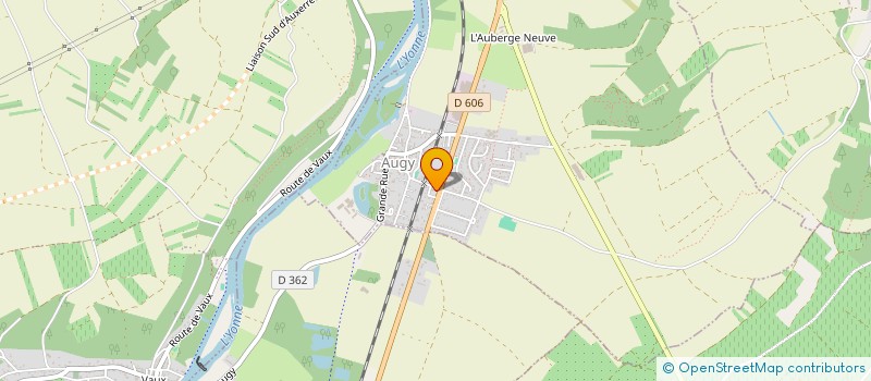 localisation de l'entreprise EDDY J. ALPHONSE  AUGY