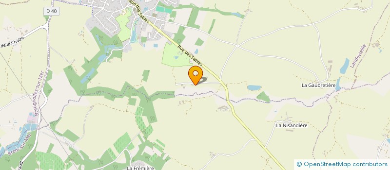 localisation de l'entreprise EDDY MENUISERIE à LANDEVIEILLE