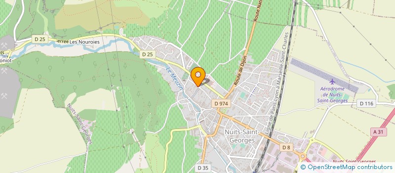 localisation de l'entreprise EDDY MOREY à NUITS-SAINT-GEORGES