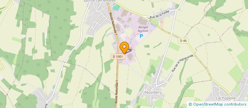 localisation de l'entreprise EDDY PRESTA AUTO  NOVILLERS