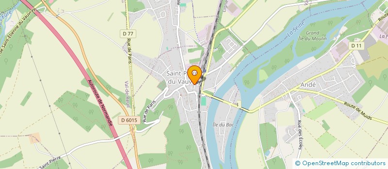 localisation de l'entreprise EDDY TAXI 27  SAINT-PIERRE-DU-VAUVRAY