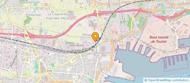 localisation de l'entreprise EDDY TAXI SIX FOURS  LA SEYNE-SUR-MER