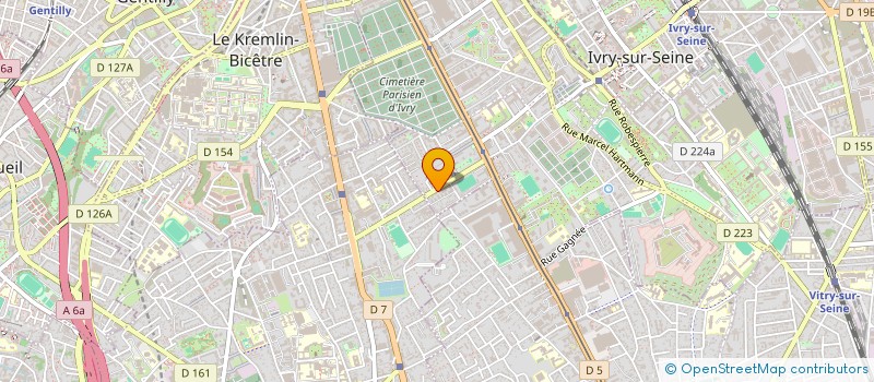 localisation de l'entreprise EDDYSTONE à IVRY-SUR-SEINE