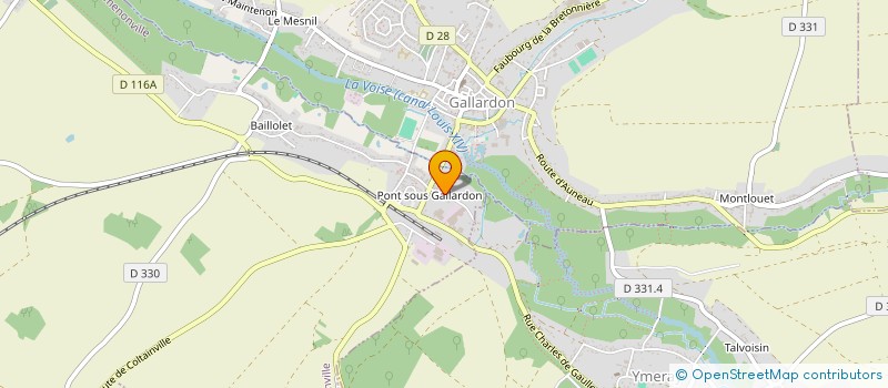 localisation de l'entreprise EDE à BAILLEAU-ARMENONVILLE