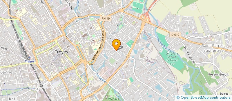 localisation de l'entreprise EDE & CO à TROYES
