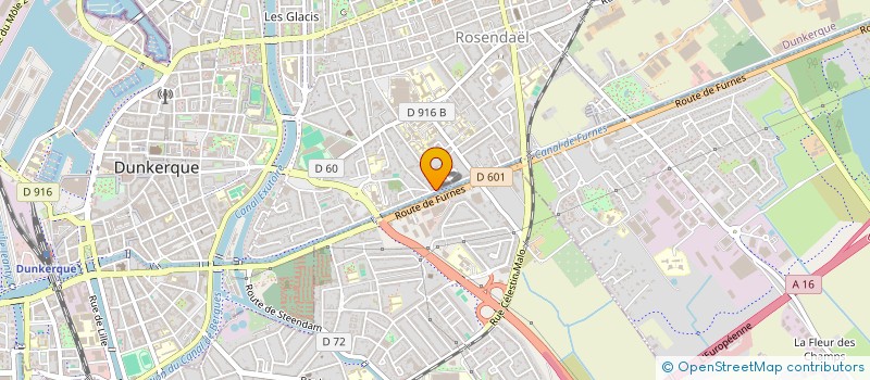 localisation de l'entreprise EDE CONTROLE à DUNKERQUE