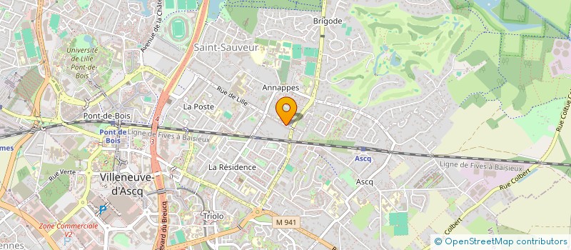 localisation de l'entreprise EDEA LOGER à VILLENEUVE-D'ASCQ