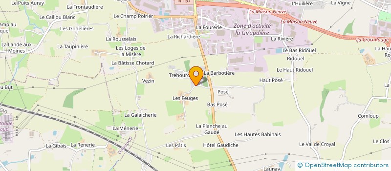 localisation de l'entreprise EDEAL à NOYAL-SUR-VILAINE