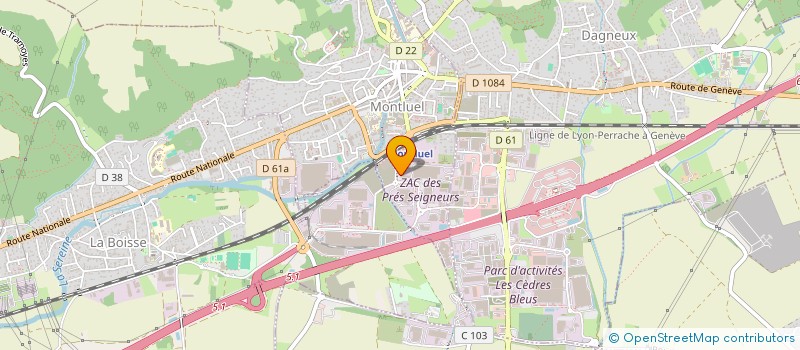 localisation de l'entreprise EDEAL IT à MONTLUEL