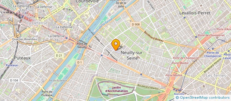 localisation de l'entreprise EDEALINK à NEUILLY-SUR-SEINE