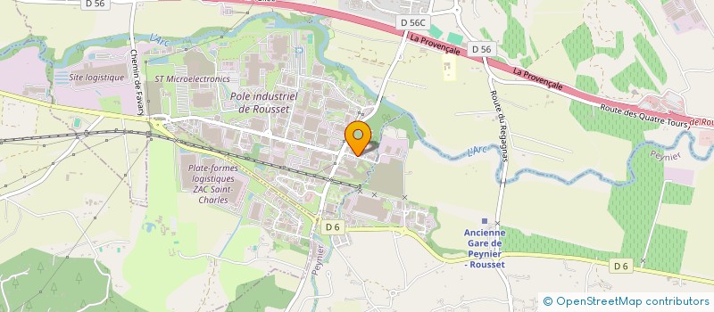 localisation de l'entreprise EDEC à ROUSSET