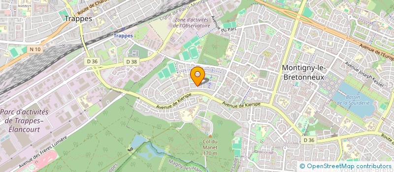 localisation de l'entreprise EDEC  MONTIGNY-LE-BRETONNEUX