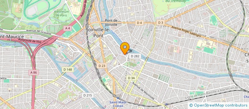 localisation de l'entreprise EDECO à SAINT-MAUR-DES-FOSSES