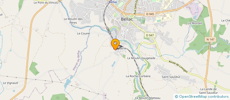 localisation de l'entreprise EDED à SAINT-SORNIN-LA-MARCHE