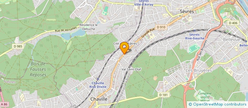 localisation de l'entreprise EDEEN BATIMENT à CHAVILLE