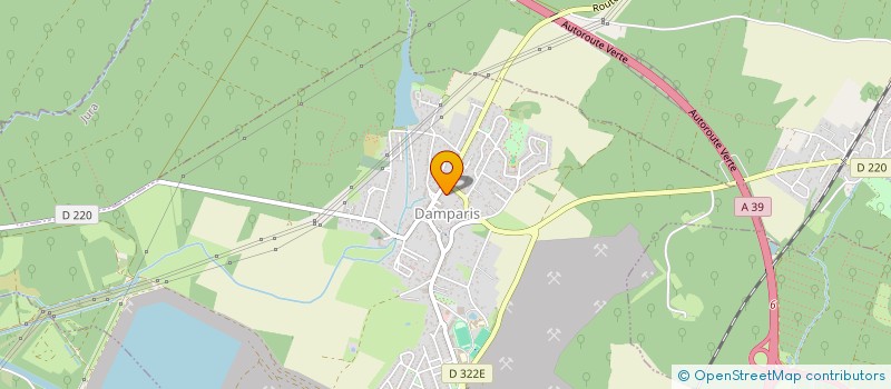 localisation de l'entreprise EDEIS AEROPORT DOLE JURA  TAVAUX