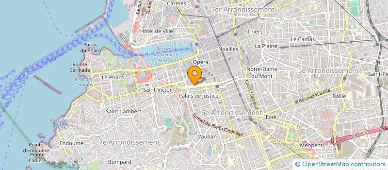 localisation de l'entreprise EDEIS AEROPORT ET PORT  MARSEILLE