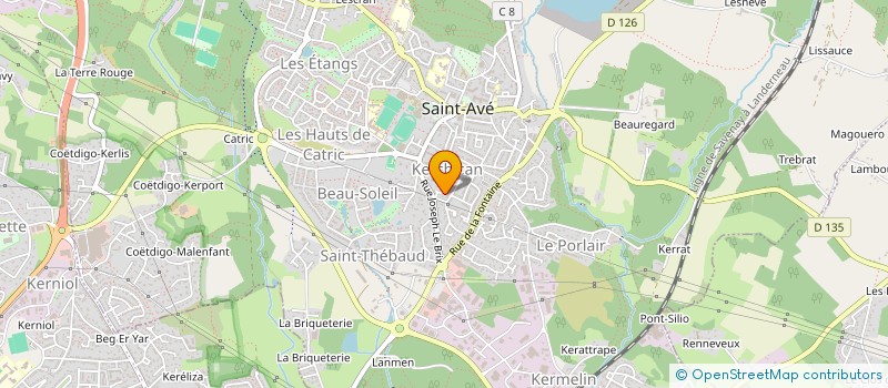 localisation de l'entreprise EDEL  SAINT-AVE