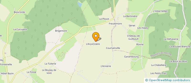 localisation de l'entreprise EDEL à REMALARD-EN-PERCHE