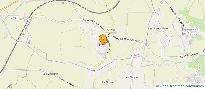 localisation de l'entreprise EDEL  RANDAN