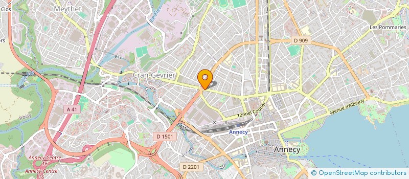 localisation de l'entreprise EDEL ALOIS ET GILLET CHARLOTTE à ANNECY