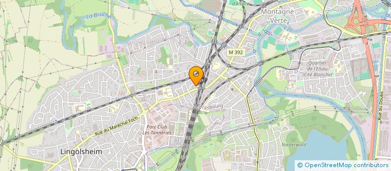 localisation de l'entreprise EDEL ART à STRASBOURG