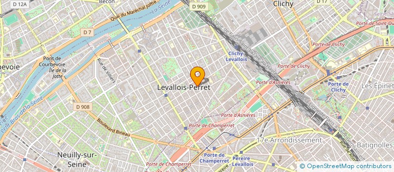 localisation de l'entreprise EDEL CONSULTING à LEVALLOIS-PERRET