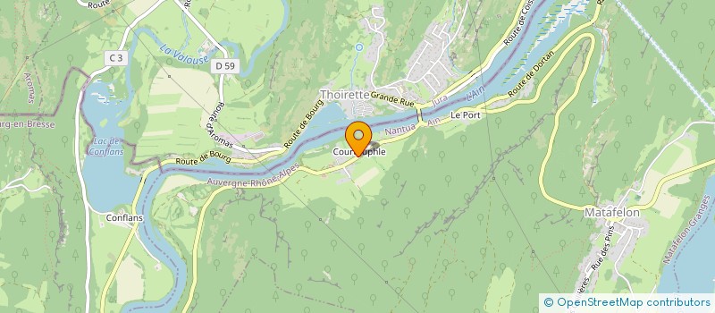 localisation de l'entreprise EDEL ENERGIES  MATAFELON-GRANGES