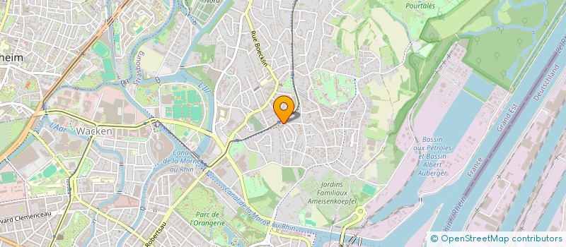localisation de l'entreprise EDEL ENERGY à STRASBOURG