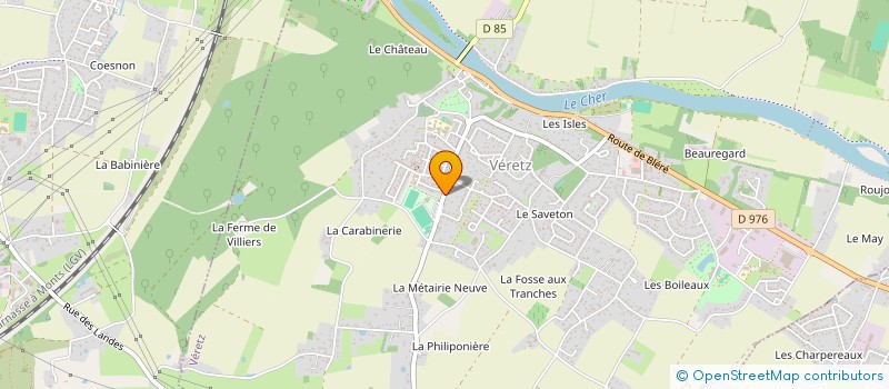 localisation de l'entreprise EDEL ONE  VERETZ