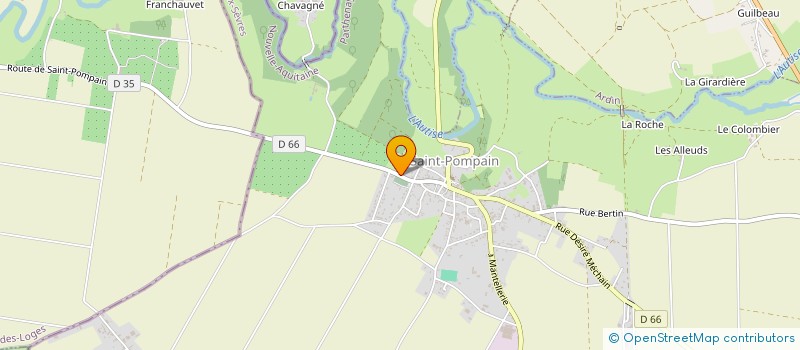 localisation de l'entreprise EDEL'PARADISE  SAINT-POMPAIN